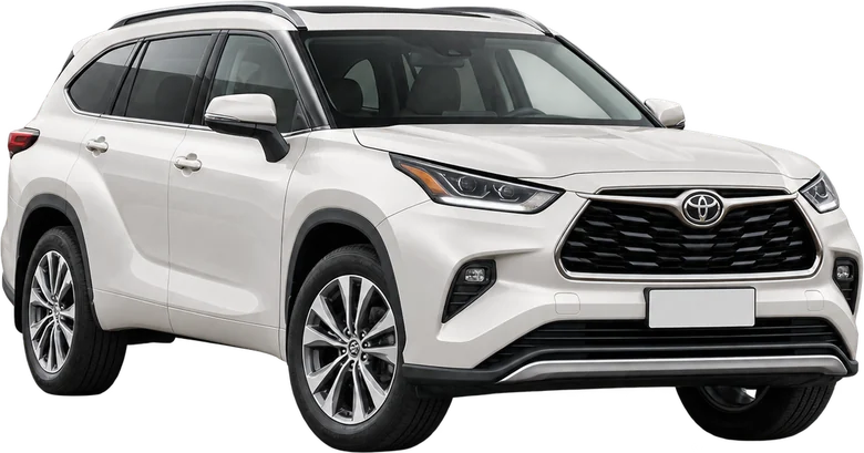 Toyota Highlander blanc — SUV d'occasion importé par 4 ROUES Import-Export à Cotonou